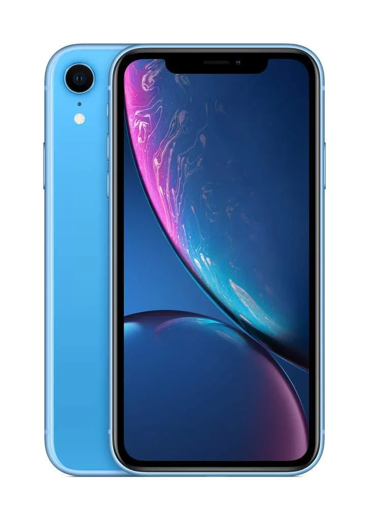 Apple Apple iPhone XR A1984 64GB Blue cell phones - unlocked — product photo