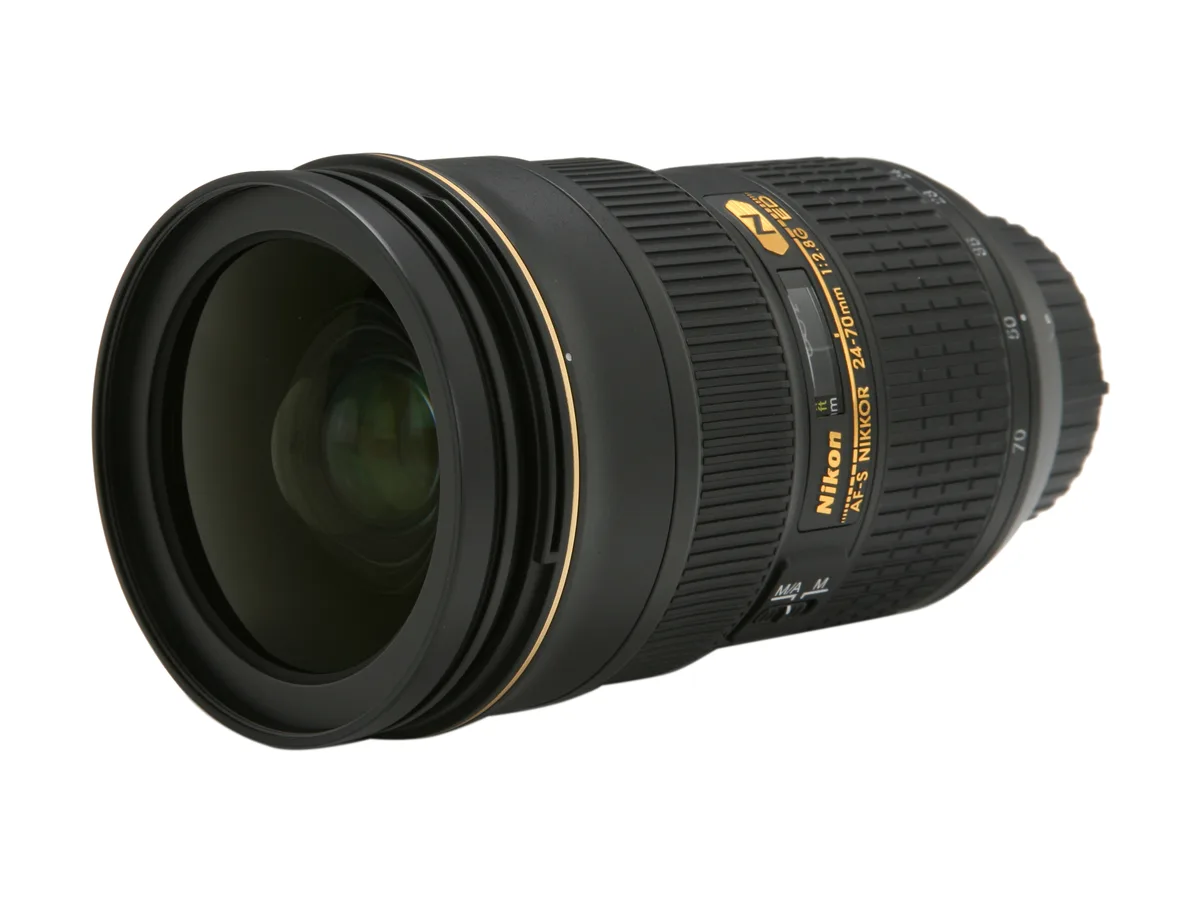Nikon Inc Nikon 2164 AF-S Nikkor 24-70mm f/2.8G ED camera lens — product photo