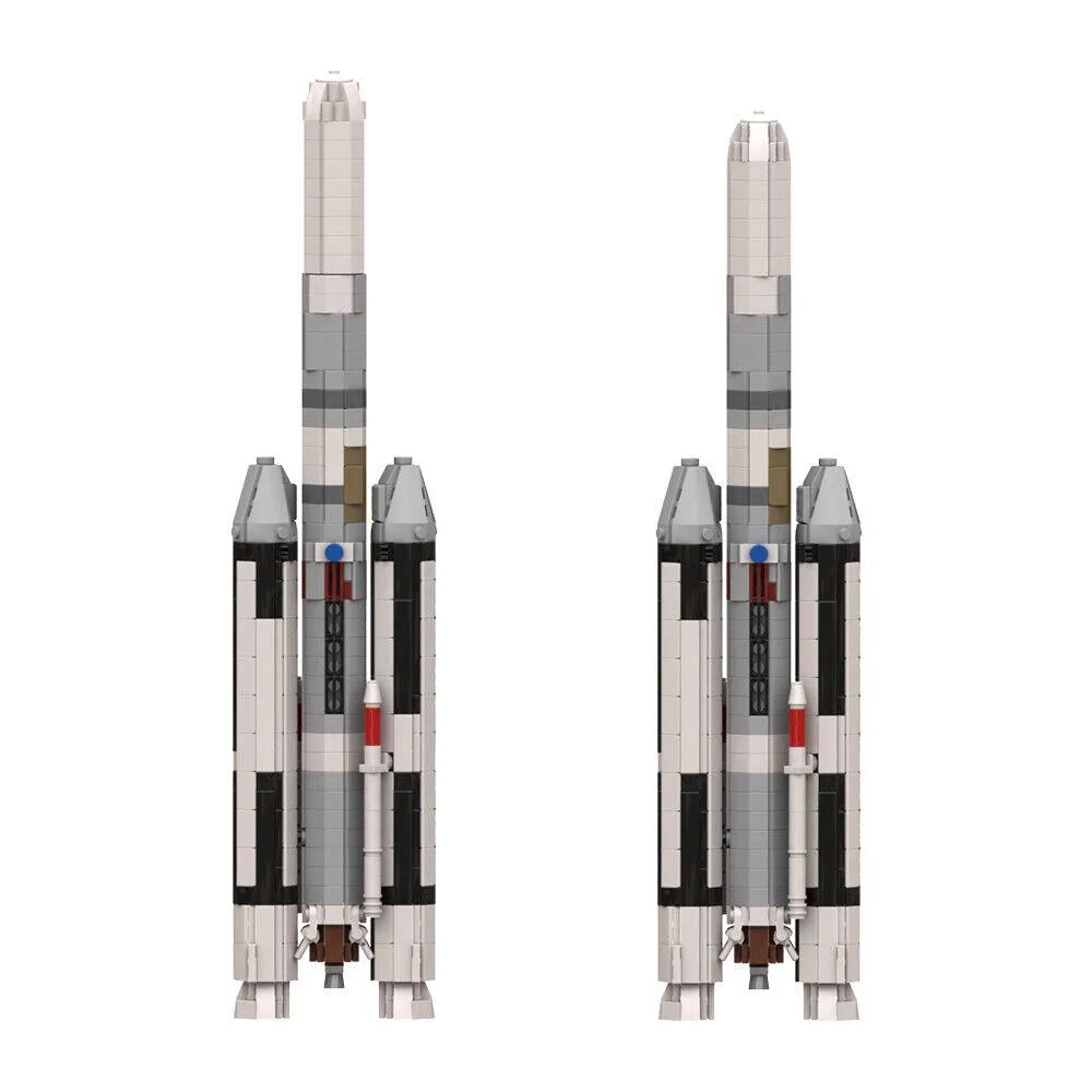 ZITIANYOUBUILD ZITIANYOUBUILD MOC-115393 Space Titan IIIC Rocket 1:110 Scale 898 Pieces — product photo