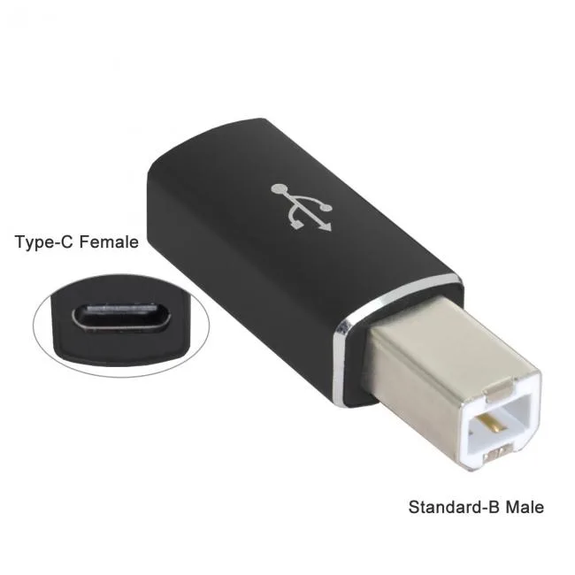 SHENZHEN JIMIER ELECTRONICS CO,. LTD. SHENZHEN JIMIER ELECTRONICS CO,. LTD. USB-C to MIDI Adapter 2pcs Black — product photo
