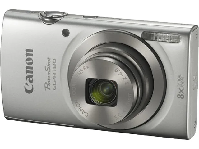 Canon Canon PowerShot ELPH 180 1093C001 20.0 MP 8X Zoom Silver shoot camera — product photo