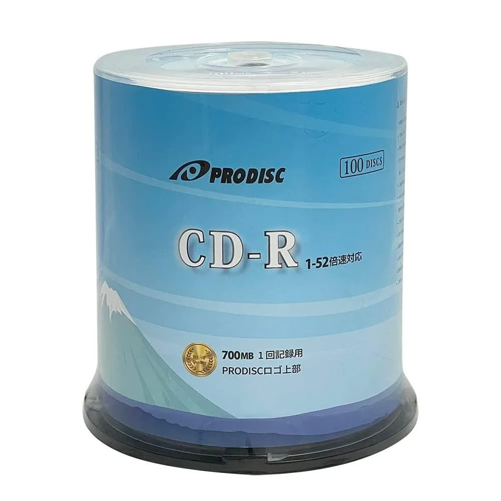 BoYata BoYata Prodisc CD-R 52X 700MB 80min 100 Discs 2 in 1 accessory — product photo
