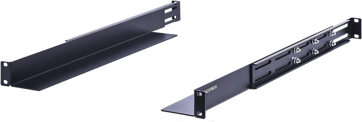 PISKEKAT PISKEKAT 1U 4-Post Server Rack Rail 20.2-32 Inch 110lbs — product photo