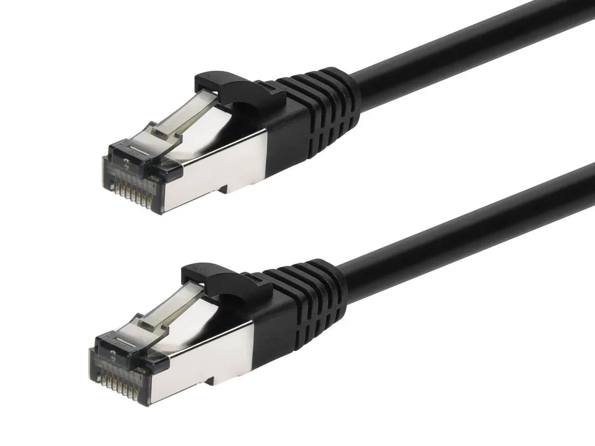 Monoprice Inc. Monoprice Inc. 145446 Cat8 Patch Cable 14 ft Black S/FTP 28AWG — product photo