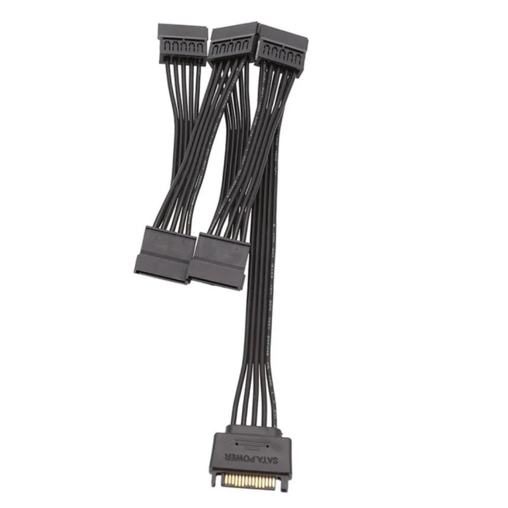 Ruth's sister Ruth's sister SATA 15-pin male to 5 female splitter cable 60cm — product photo