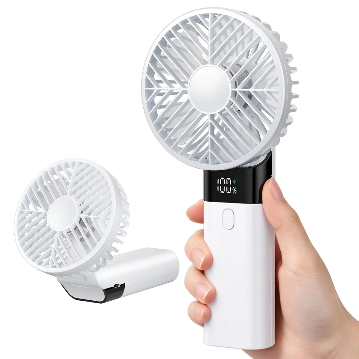  AJVV TT-01 3000mAh 180° Foldable Outdoor Fan — product photo