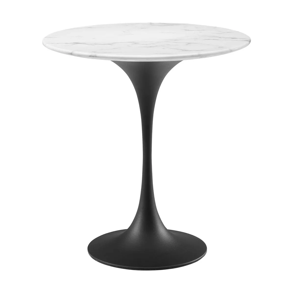 Modway Furniture Modway Furniture Lippa 20" Round Artificial Marble Side Table — product photo