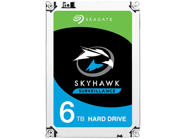 Seagate Seagate SkyHawk ST6000VX001 6TB 3.5" internal hard drive SATA 6.0Gb/s 256MB cache 5400 RPM — product photo