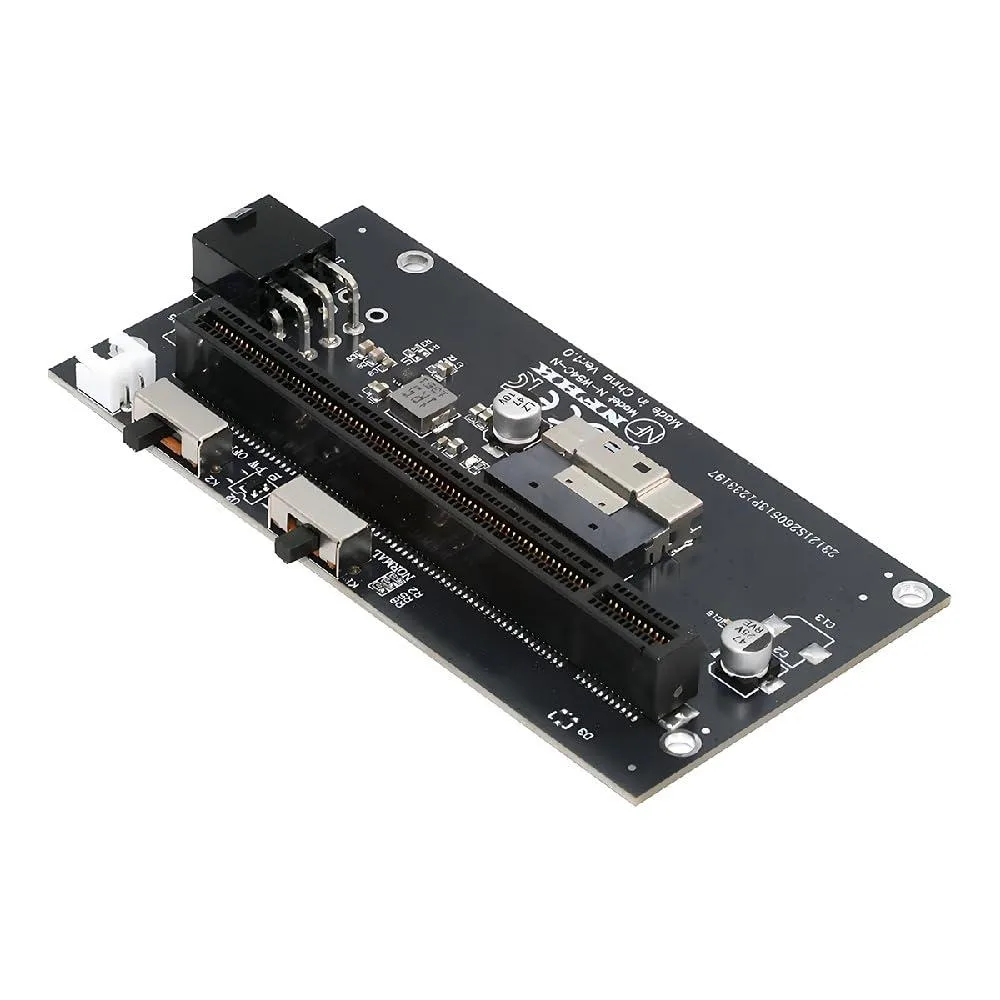 LORDWORLD LORDWORLD SFF-8654 74Pin to PCIe 16x Adapter TGX 6Pin Power Switch — product photo