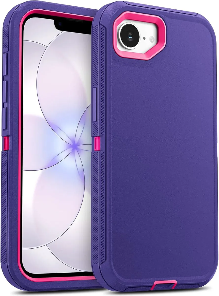 Transcend Transcend iPhone 17e 5G Case Purple/Rose Dual-Layer Armor — product photo