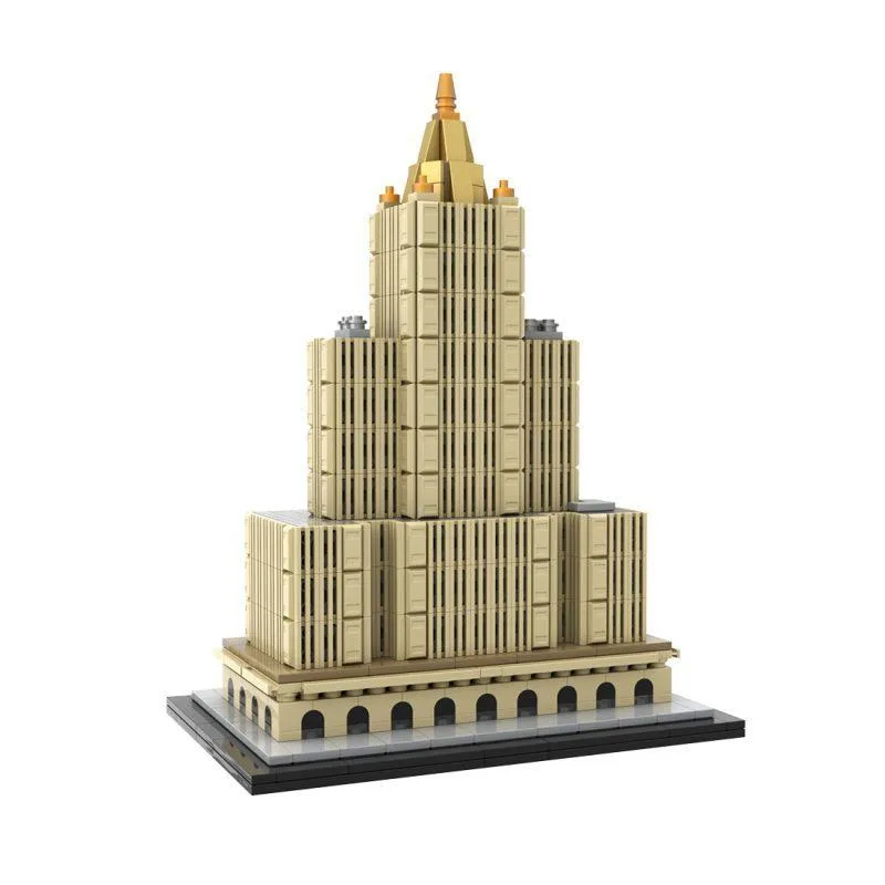 ZITIANYOUBUILD ZITIANYOUBUILD Custom MOC-239057 1/800 Scale New York Life Architecture Blocks Set 1096PCS — product photo