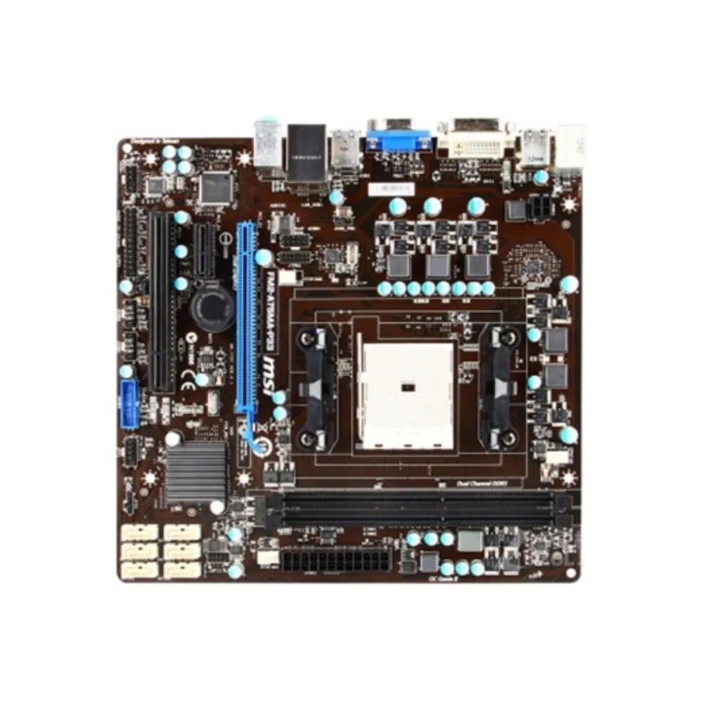 MSI MSI FM2-A75MA-P33 AMD motherboard Socket FM2 A75 DDR3 16GB Micro ATX — product photo