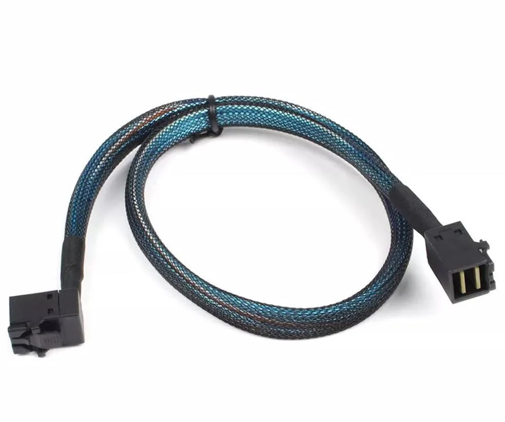 Vszerda Vszerda Mini SAS HD SFF-8643 to 90° Mini SAS SFF-8643 Cable 100cm — product photo