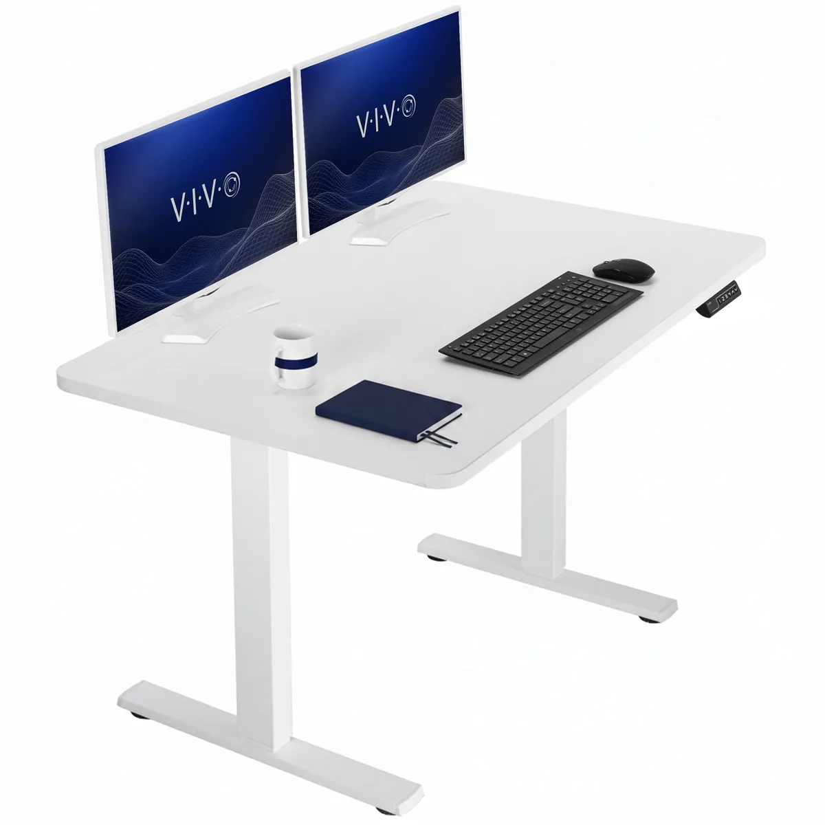 VIVO VIVO Electric Standing Desk 48 x 30 White 220 lbs — product photo