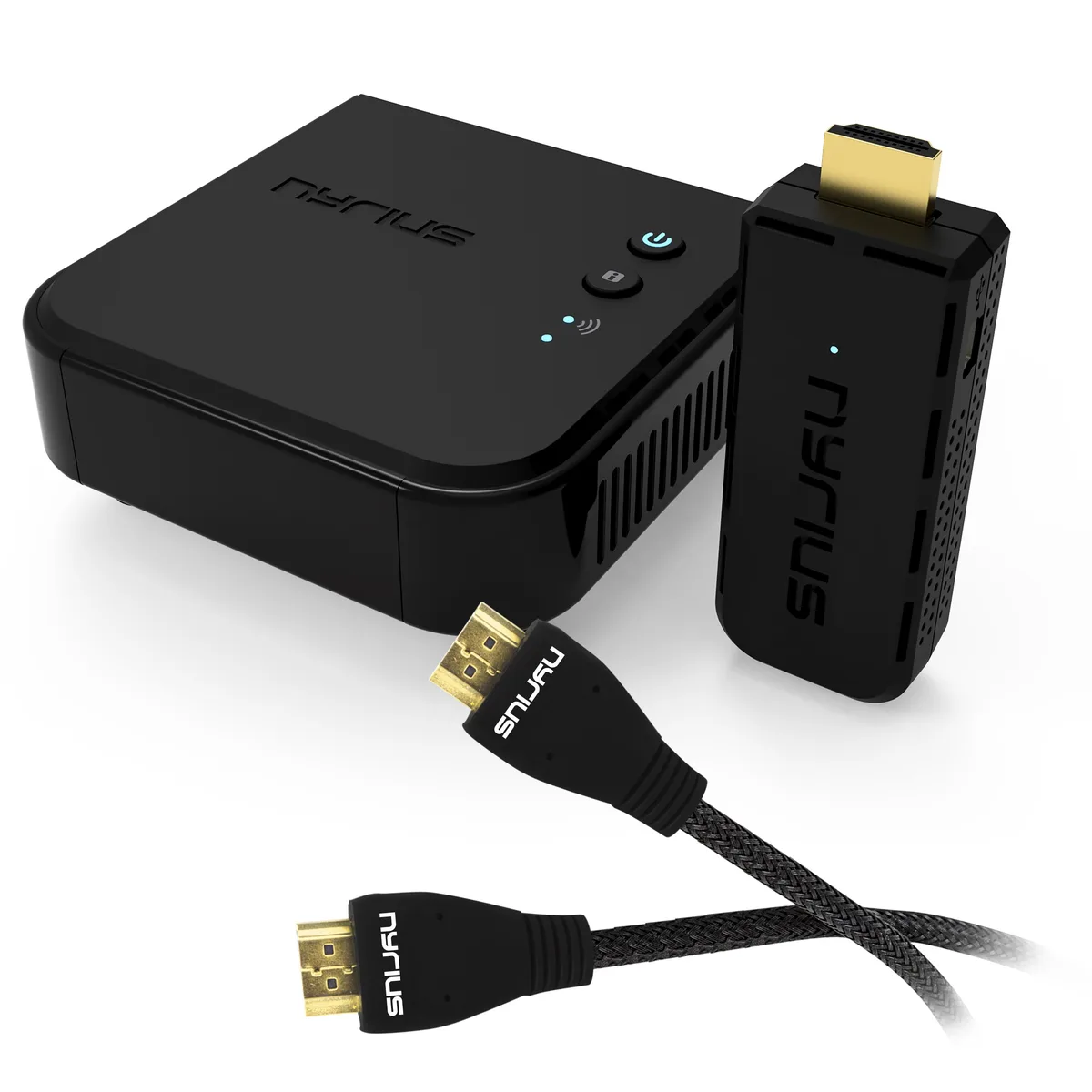 Nyrius Nyrius ARIES Pro+ Wireless HDMI Transmitter &amp; Receiver 1080p 165ft NPCS650HC06 — product photo