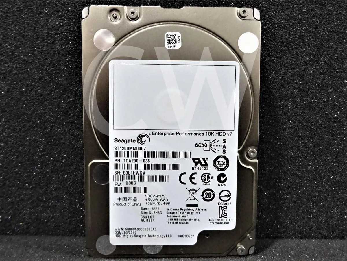 Seagate Seagate ST1200MM0007 1.2TB 10000RPM 2.5" SAS internal hard drive — product photo