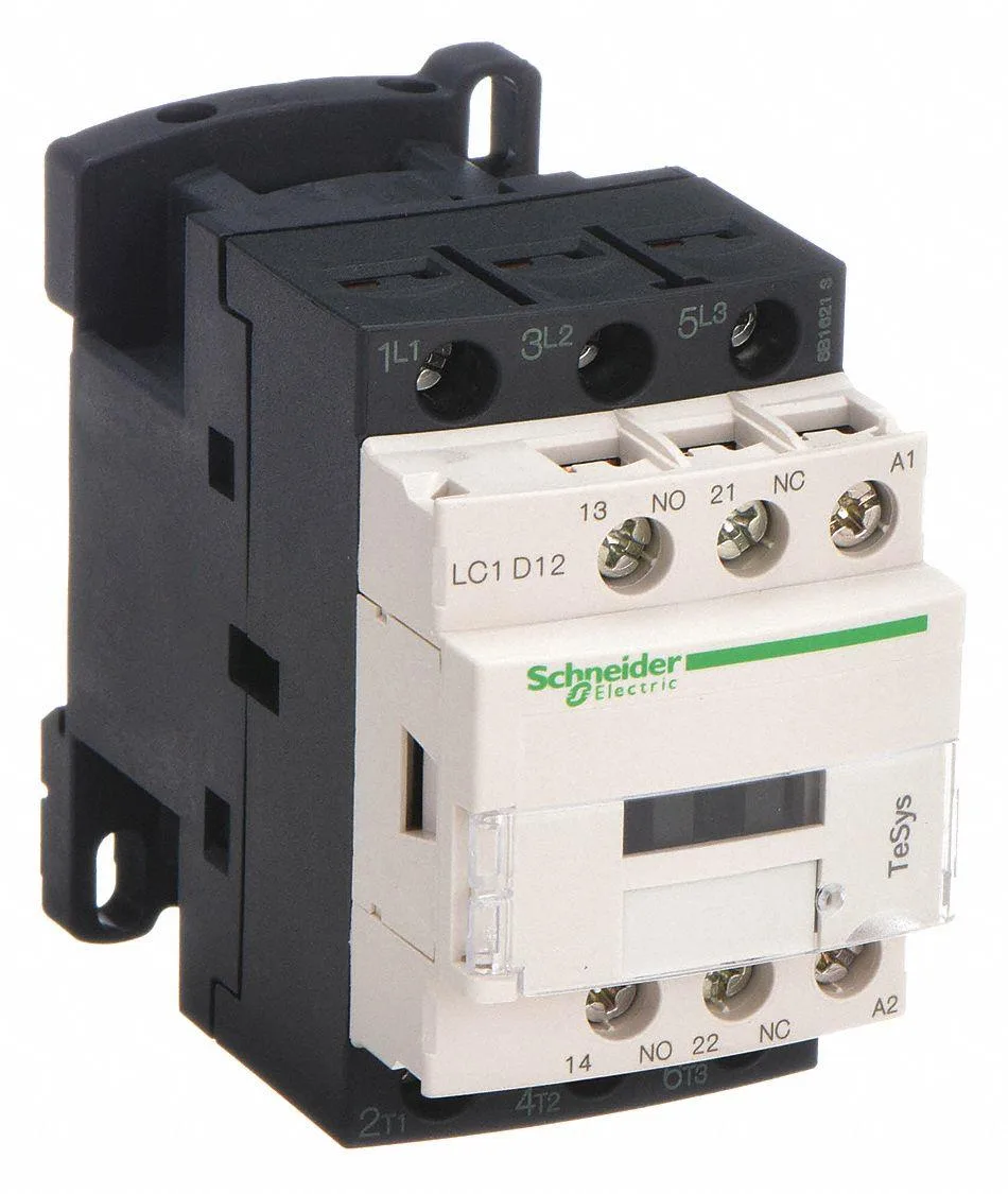 Schneider Electric Schneider Electric Square D LC1D12T7 IEC Magnetic Contactor 12A 480V AC 3P Non-Reversing — product photo