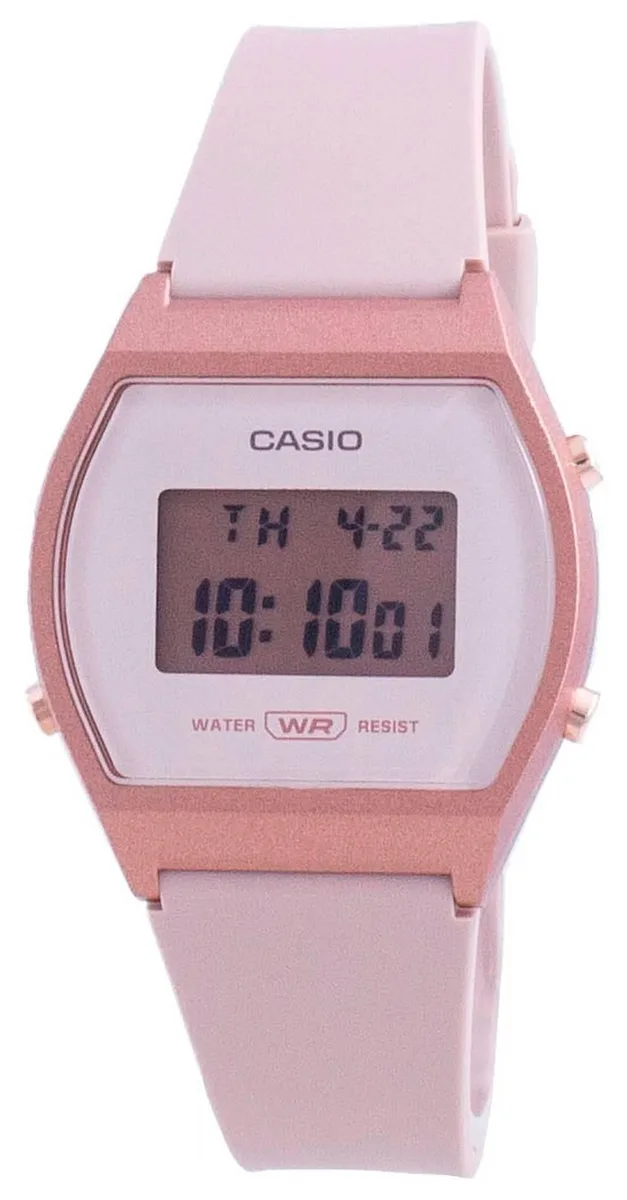 CASIO Casio Youth Digital Quartz LW-204-4A 39.00mm Rose Gold Resin Watch — product photo