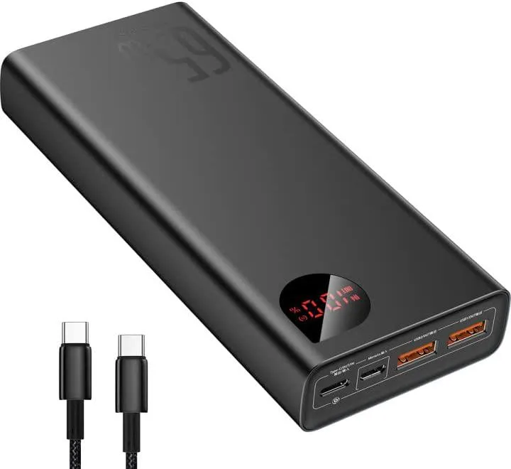 Mickey Technology Mickey Technology 65W 20000mAh Power Bank Black — product photo