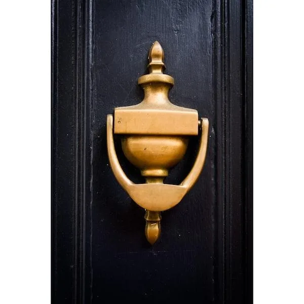 RICHELIEU RICHELIEU 103FBR 159 mm Door Knocker Black — product photo