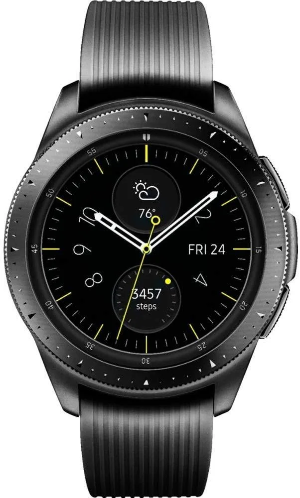 SAMSUNG Samsung Galaxy Watch 42mm Midnight Black wearable technology — product photo