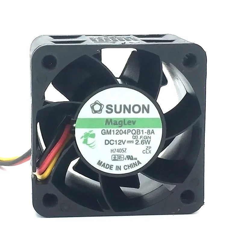 SXDOOL SXDOOL 1204PQB1-8A 40mm case fan >7000 RPM 15-20 CFM 40-45 dBA 3-pin — product photo