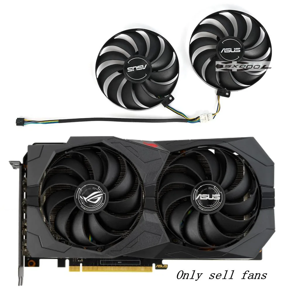 SXDOOL SXDOOL 95mm Fan Pair for ASUS ROG-STRIX-GTX1650S/1660S Raptor — product photo