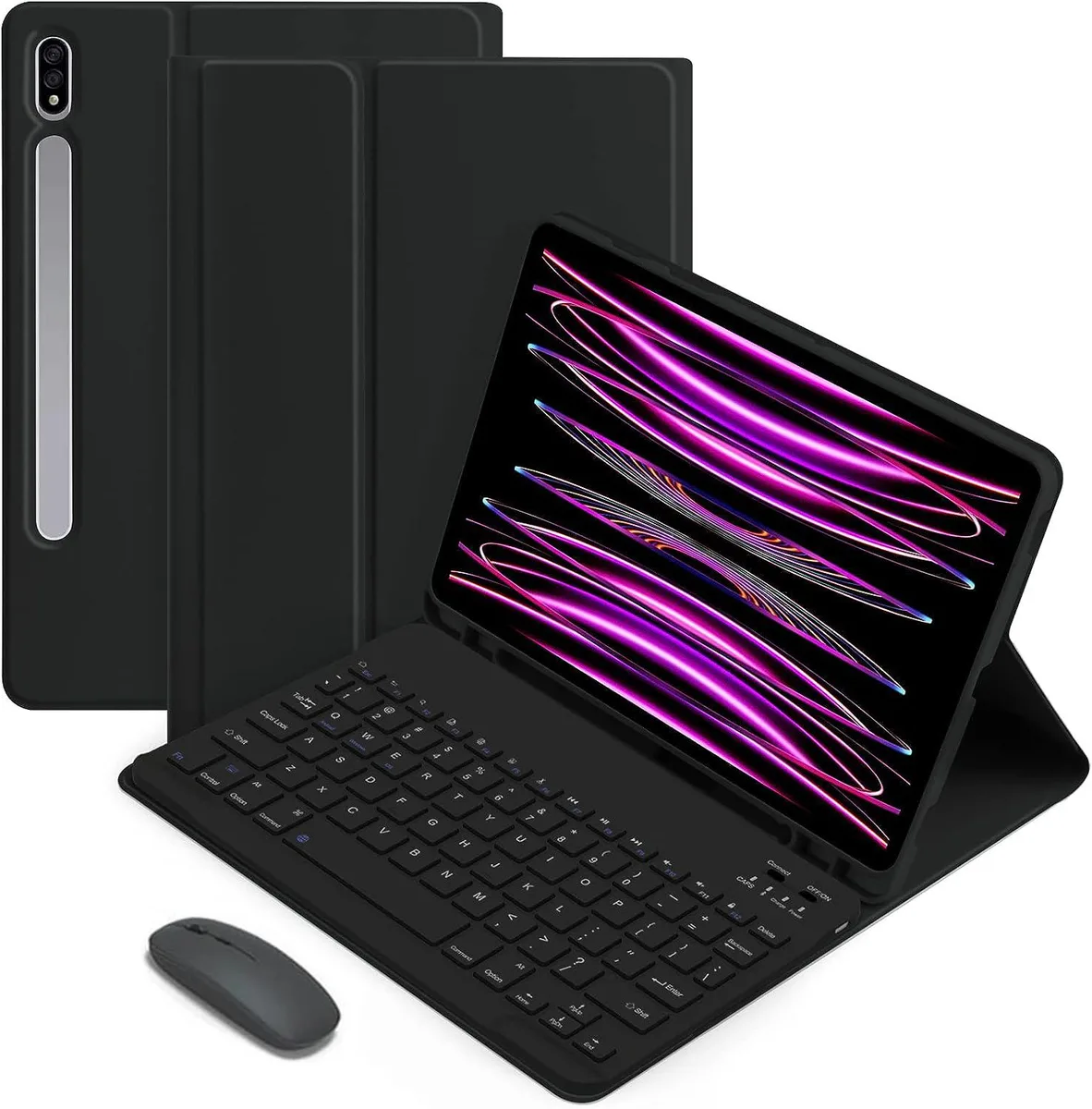 Werleo Werleo SM-X800/SM-X806 Keyboard Case 12.4 inch with Wireless Mouse — product photo