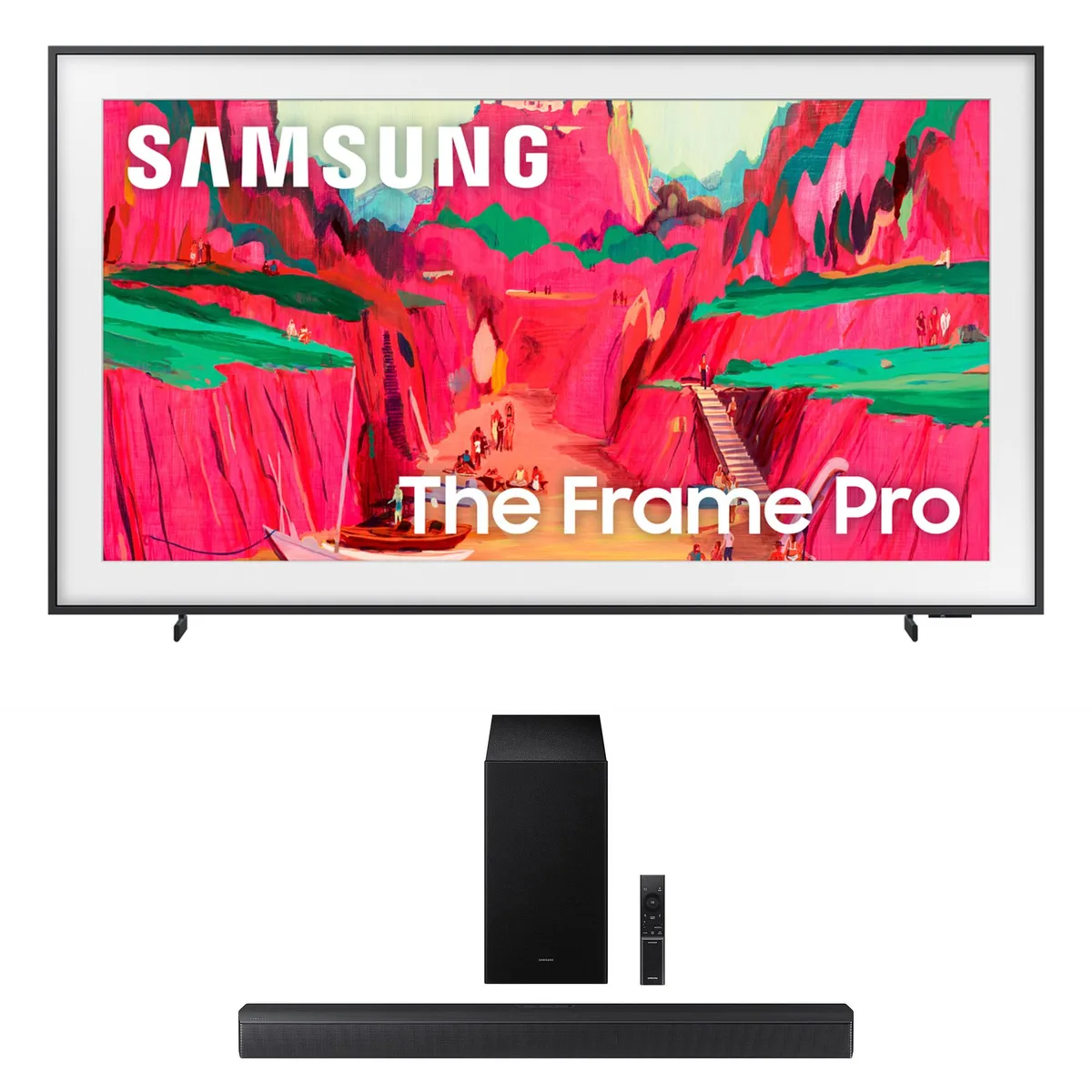 SAMSUNG SAMSUNG QN65LS03FWFXZA 65" Neo QLED TV + HW-B630F 3.1 Soundbar — product photo