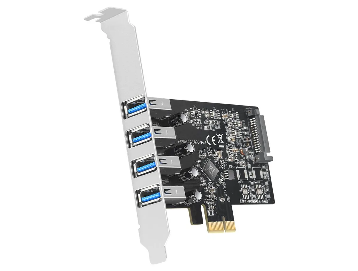 MAIWO MAIWO KC005A 4-Port PCIe to USB 3.0 Type-A Expansion Card — product photo