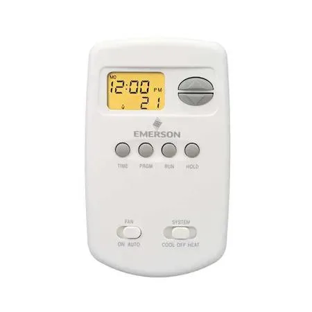 WHITE RODGERS (EMERSON ELEC) WHITE RODGERS 1E78-151 Thermostat 5-2 Program 1H 1C Battery 24VAC — product photo