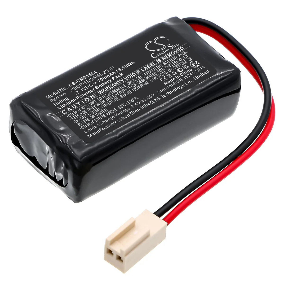 Cameron & Co Cameron & Co Wire Wheel DS-CS-CM015SL 7.4V 700mAh Li-Polymer — product photo