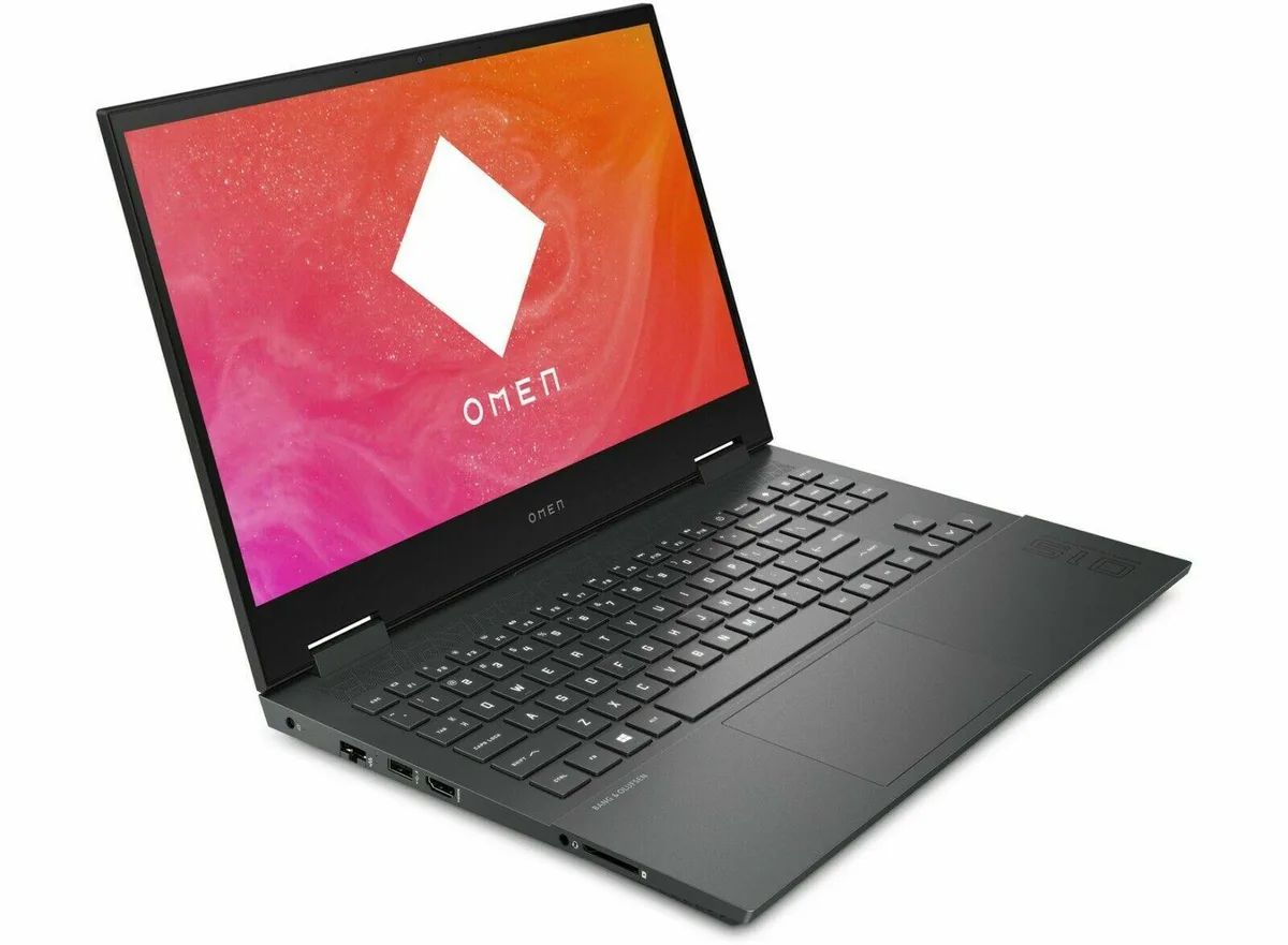 HP HP OMEN 15-en1097nr gaming laptop Ryzen 5 5600H RTX 3060 16GB 512GB — product photo