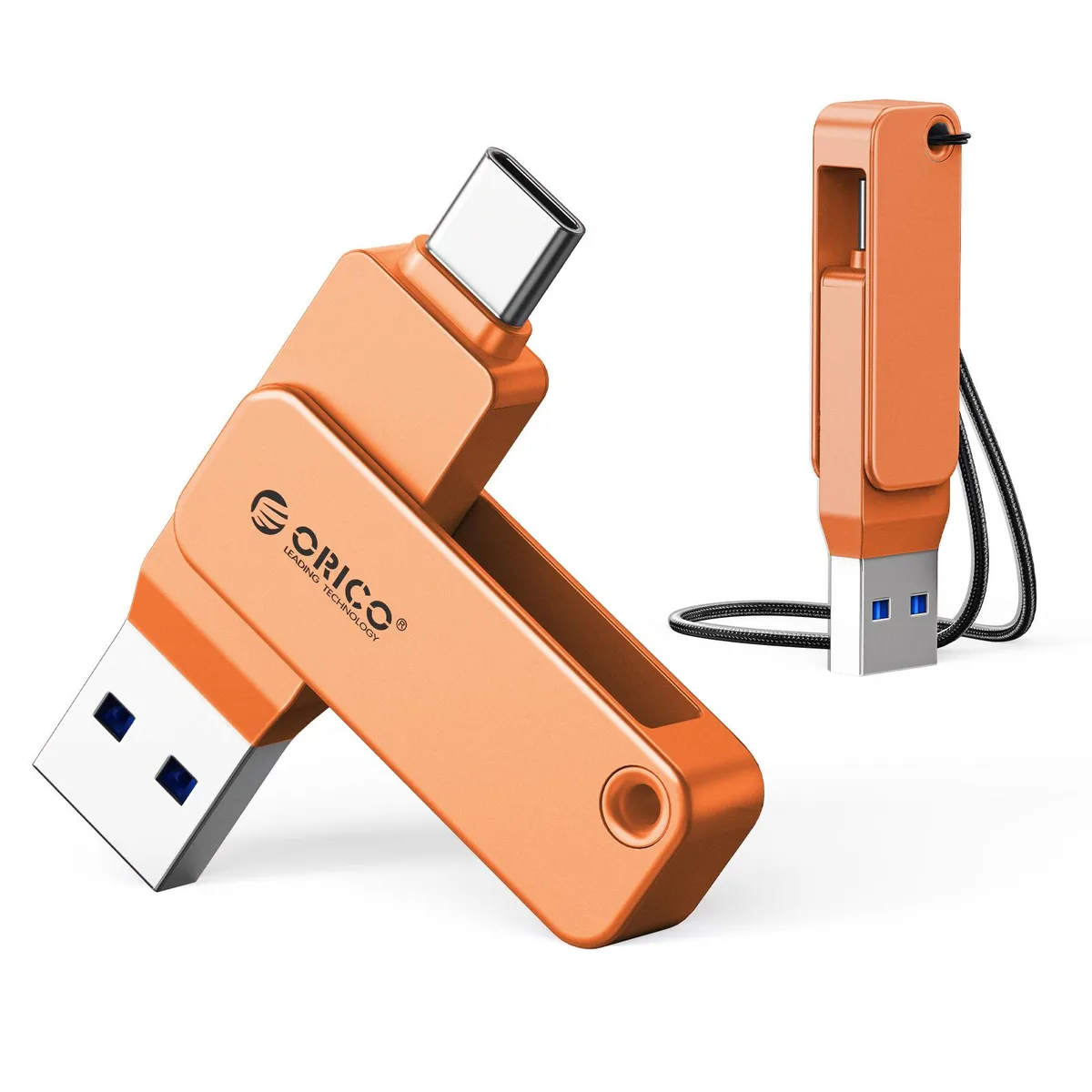 Orico Orico EB05 64GB USB 3.2 Gen 1 Dual USB-C/A Orange — product photo