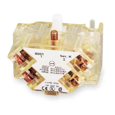 Schneider Electric Schneider Electric 9001KA41 Contact Block SPDT 30 mm Black — product photo