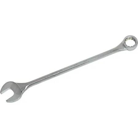 Gray Tools 46mm 12-point combination wrench satin chrome finish