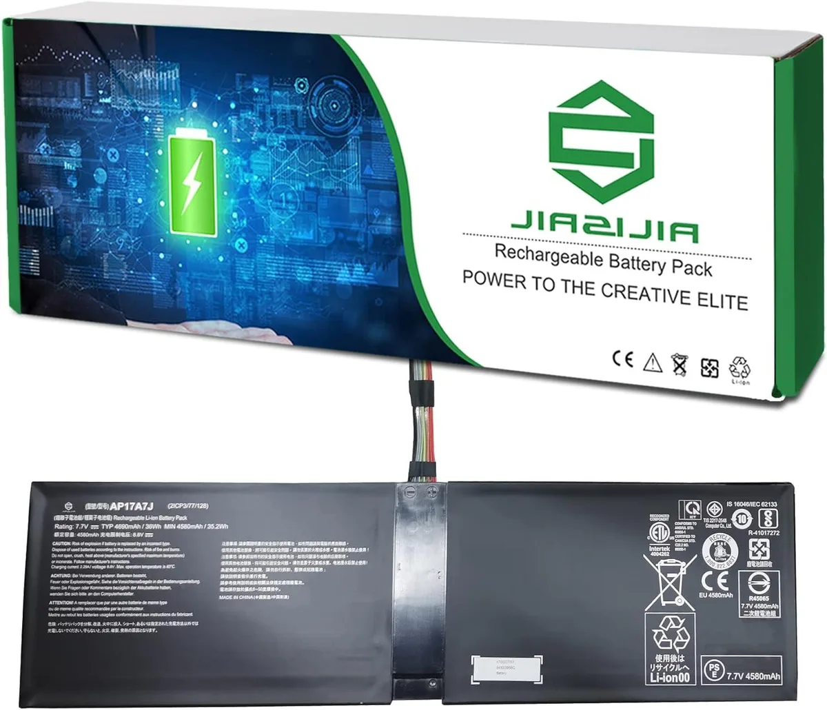 NShi NShi AP17A7J laptop battery 7.7V 36Wh 4690mAh — product photo