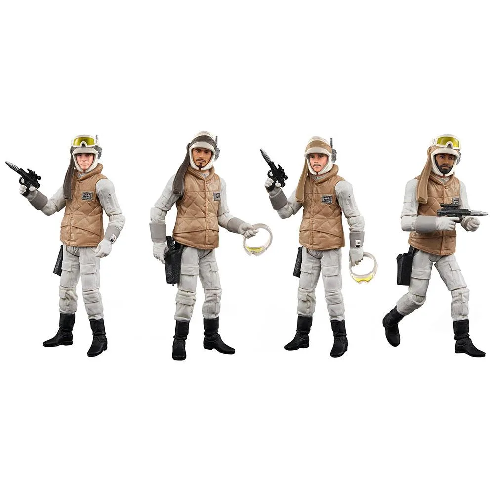 Hasbro Hasbro Star Wars Vintage Collection Rebel Soldier Echo Base Action Figures 3.75 inch 14 accessories — product photo