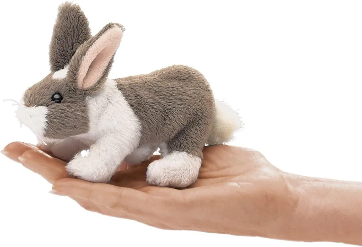 Folkmanis Puppets Folkmanis Puppets Mini Bunny Rabbit Finger Puppet — product photo