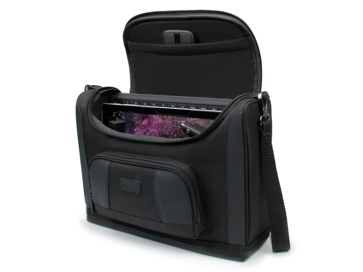 Small black messenger bag for Surface Pro, model 601