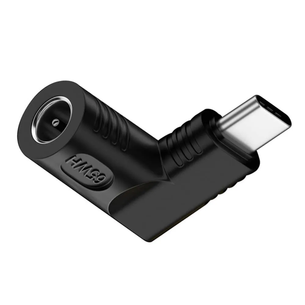 Fervit Fervit DC Jack 5.5x1.7mm to USB-C 90° 65W Power Adapter — product photo