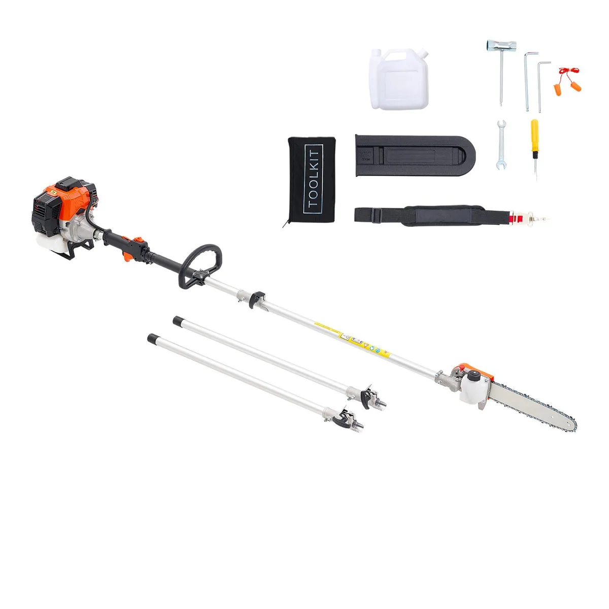 VEVOR VEVOR Gas Pole Saw 43CC 2-Stroke 12 in Bar 7.1-12 ft Extendable Rotatable Head — product photo