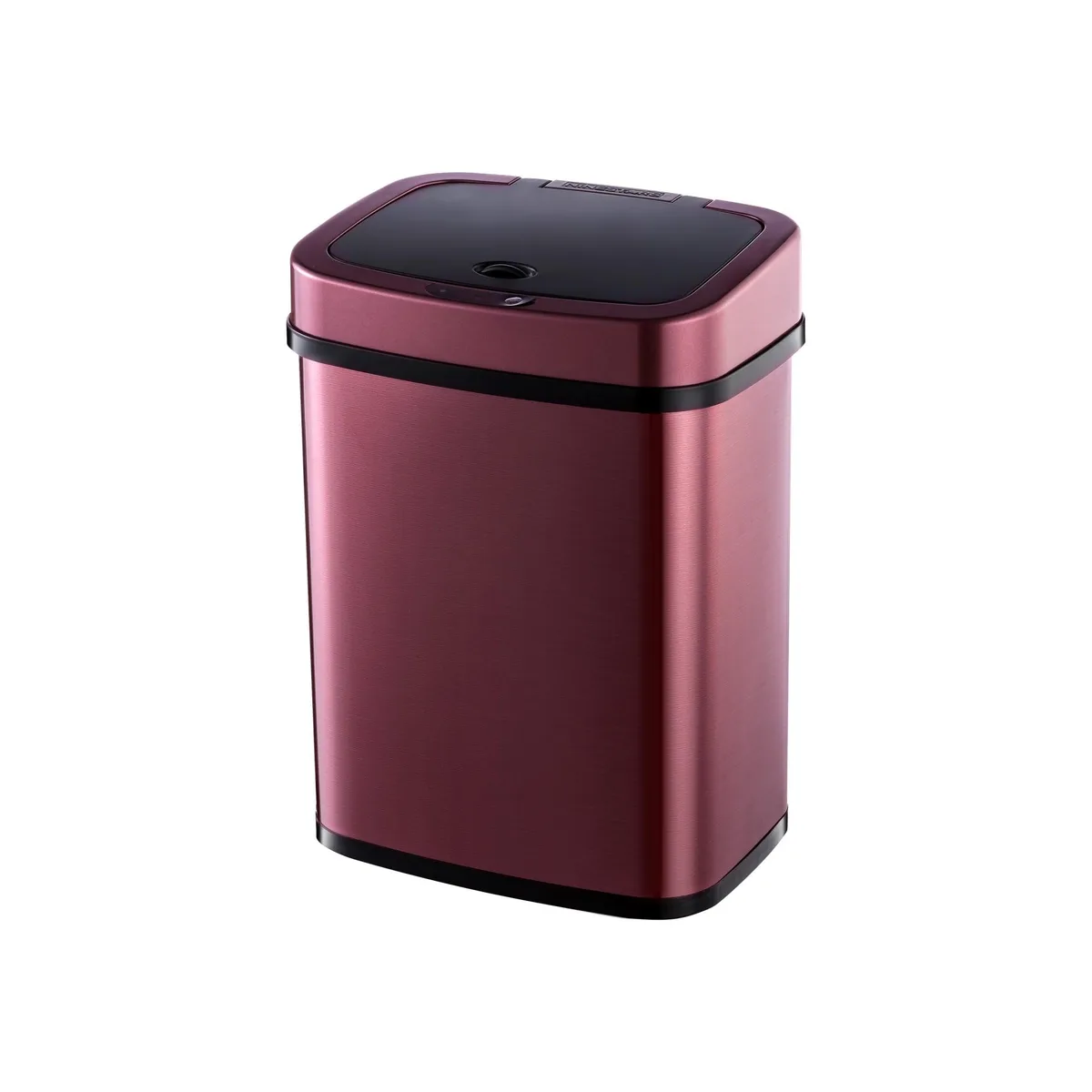 Wenger Wenger 12L Stainless Steel Sensor Bin wine red — product photo