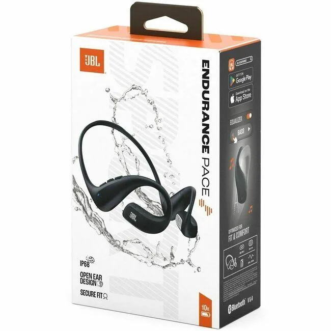 JBL JBL Endurance Pace Open-Ear Sport Headphones Black Gray — product photo