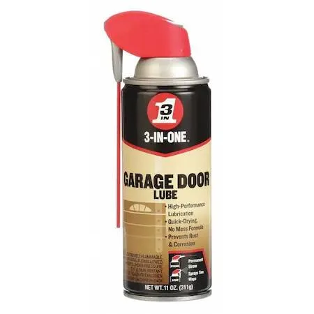 A 16 oz aerosol can of 3-In-One dry lubricant with a red straw attached