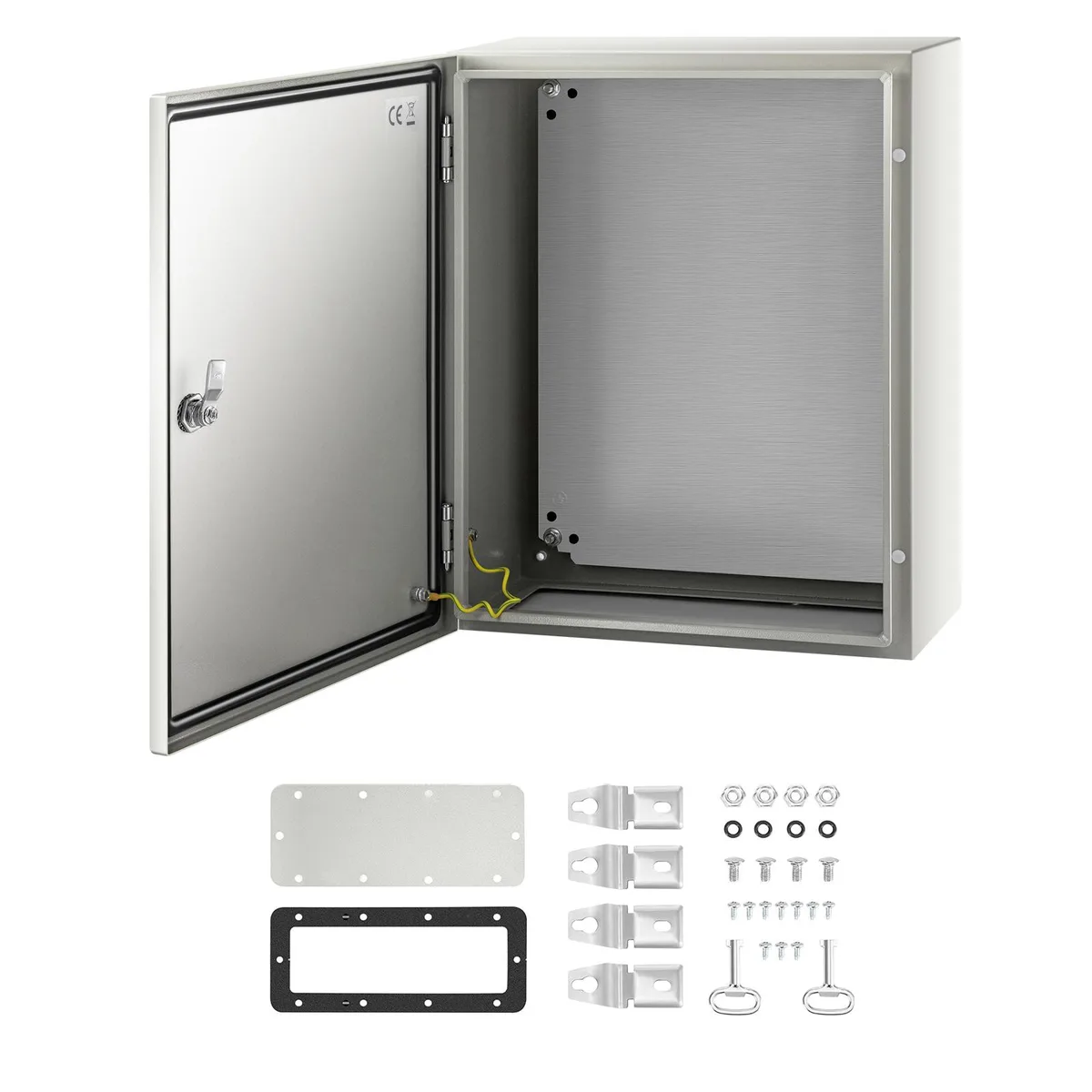VEVOR VEVOR NEMA 4X Steel Electrical Box 20x16x8" IP66 Gray White RAL7035 — product photo