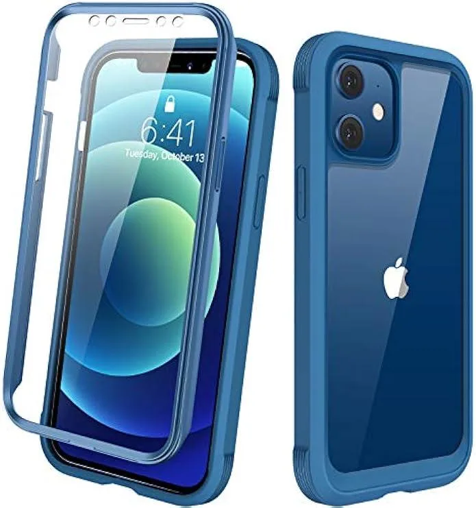 iworkmart iworkmart Case for iPhone 12 Mini 5.4 Blue Clear — product photo