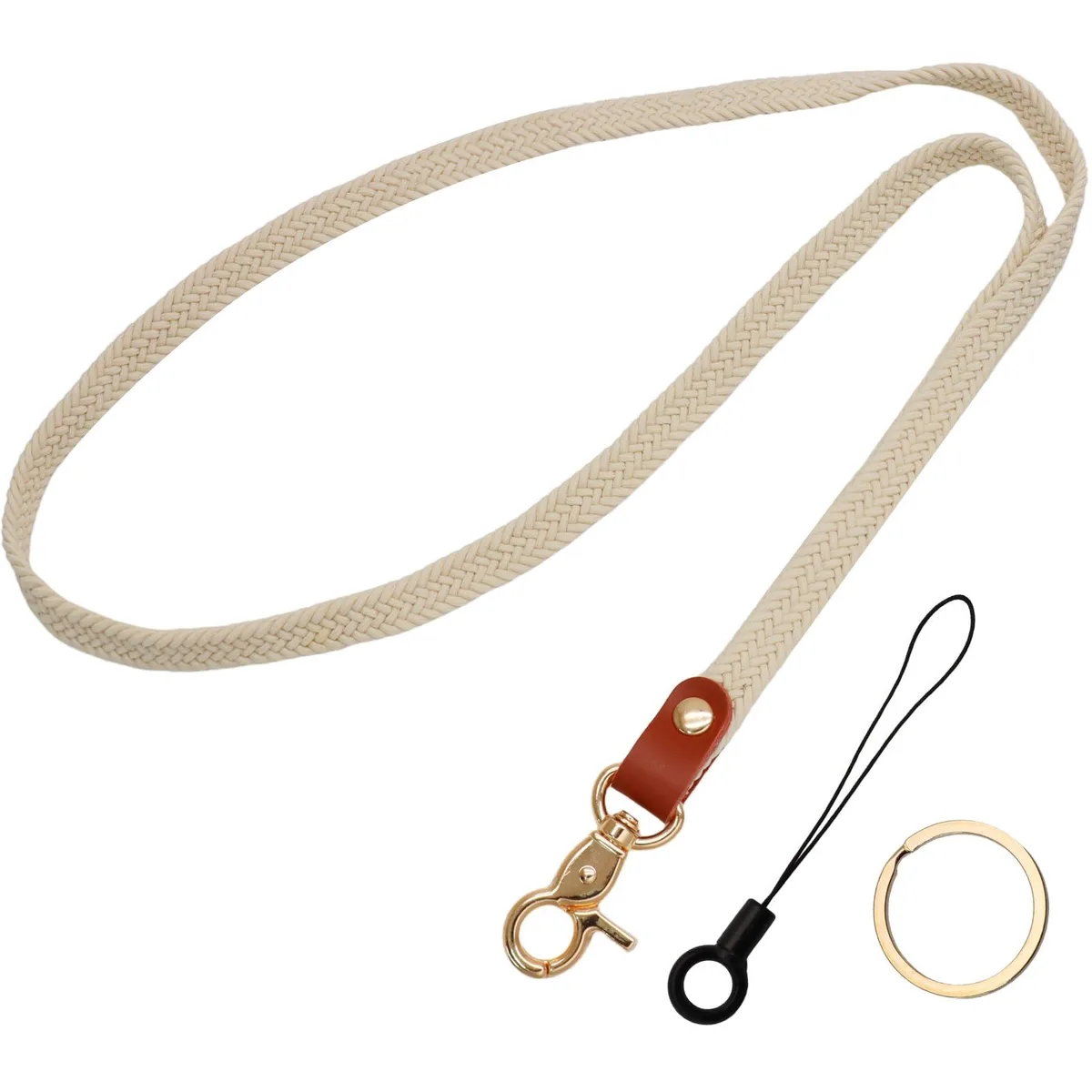 Kyuionty JLBDGS011 Stretchy Nylon Lanyard Wallet 18.9in 48cm Starlight — product photo