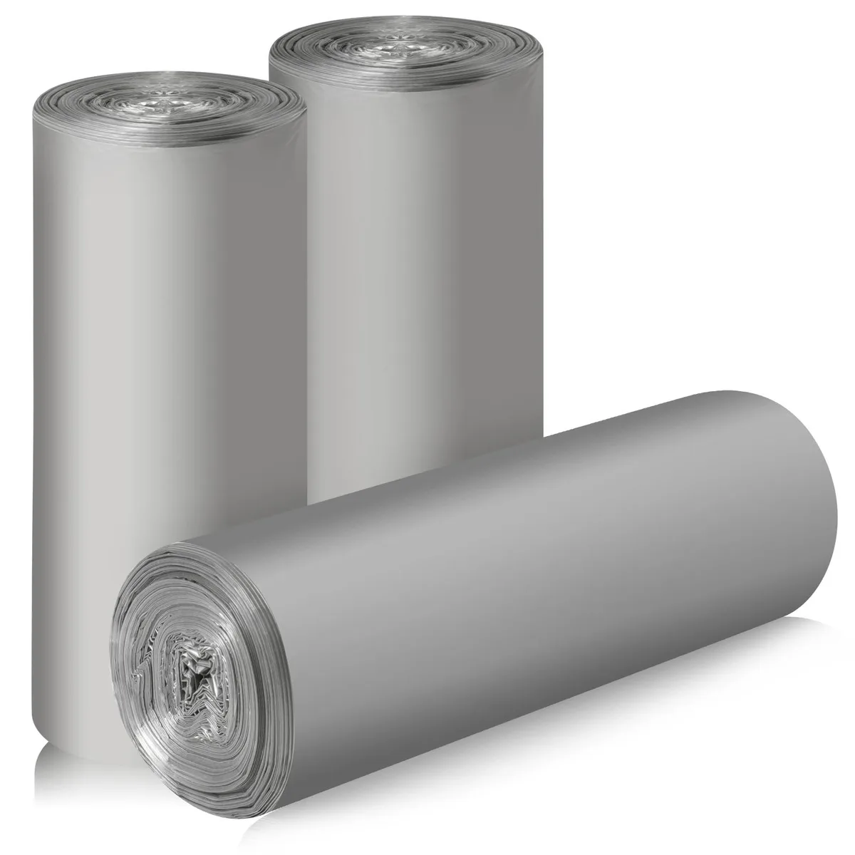 Keweilian 4 Gallon Small Garbage Bags Silver 60 Count — product photo