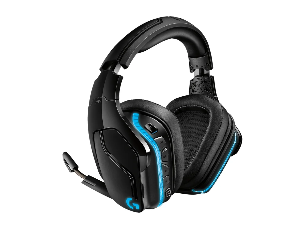 Logitech Logitech G935 981-000742 Wireless Gaming Headset Black Blue — product photo